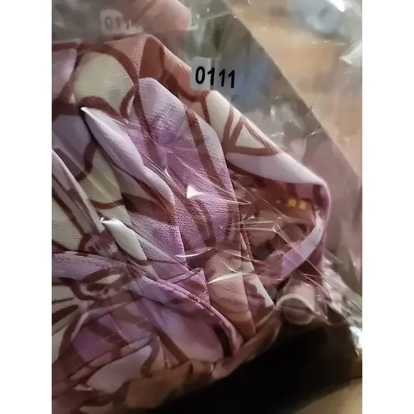 Lily Rose Women Dress XS Floral Belted Fit & Flare Mini V Neck 70's Puff Sleeve - Picture 9 of 9